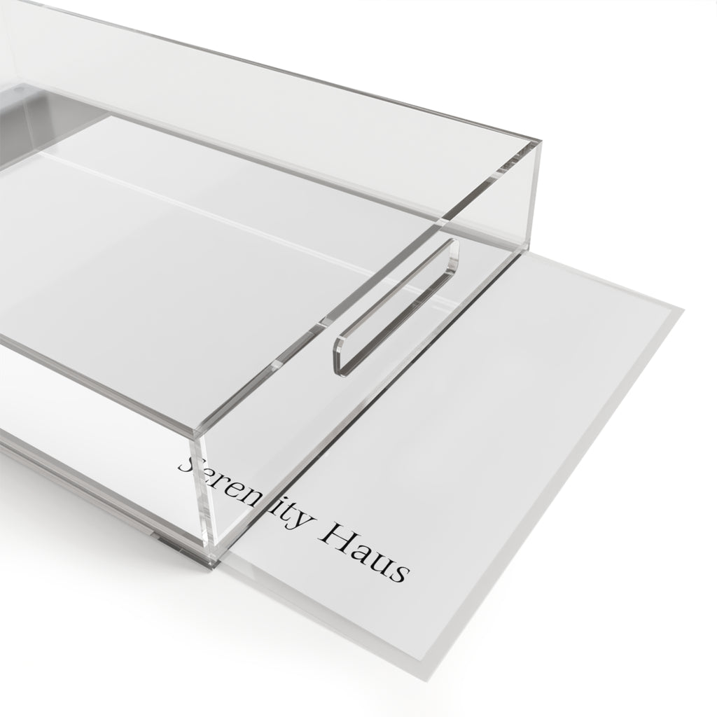Elegant Acrylic Serving Tray