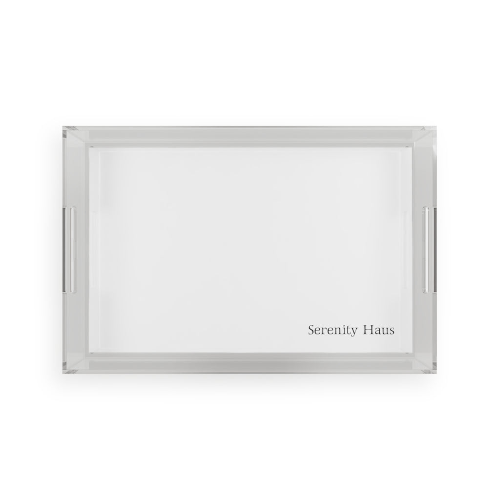 Elegant Acrylic Serving Tray