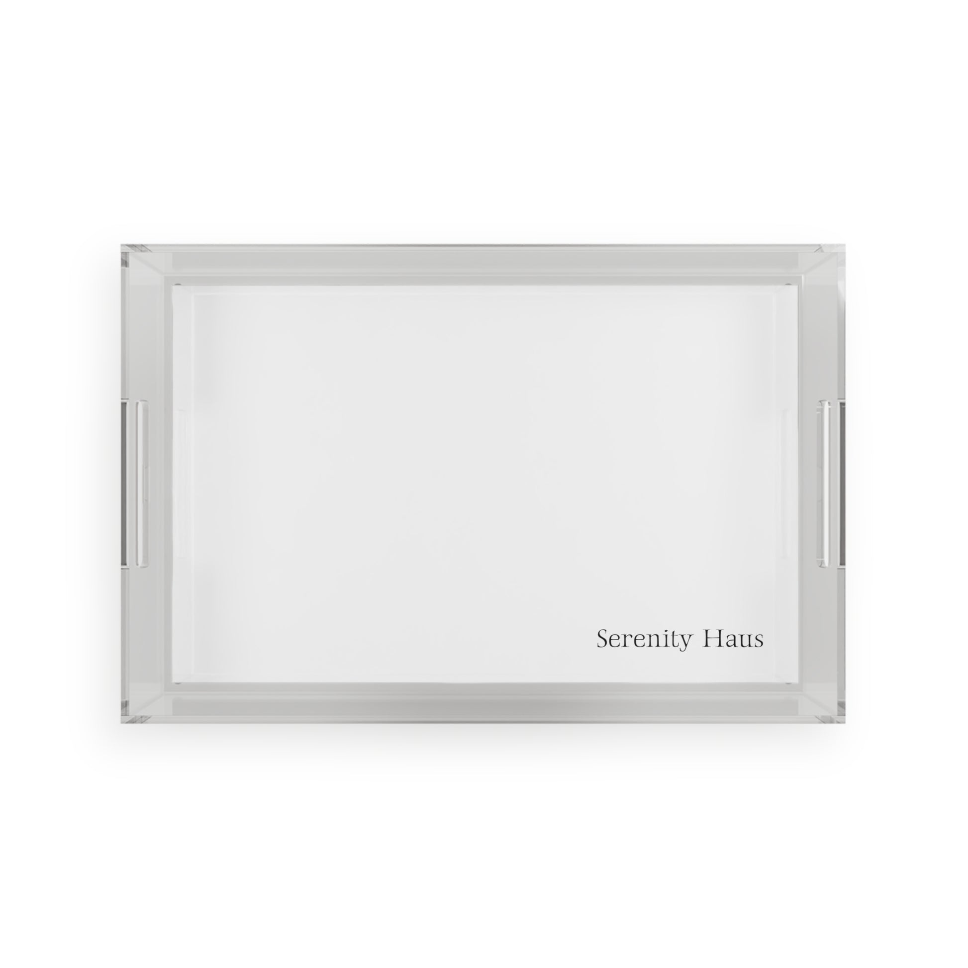 Elegant Acrylic Serving Tray