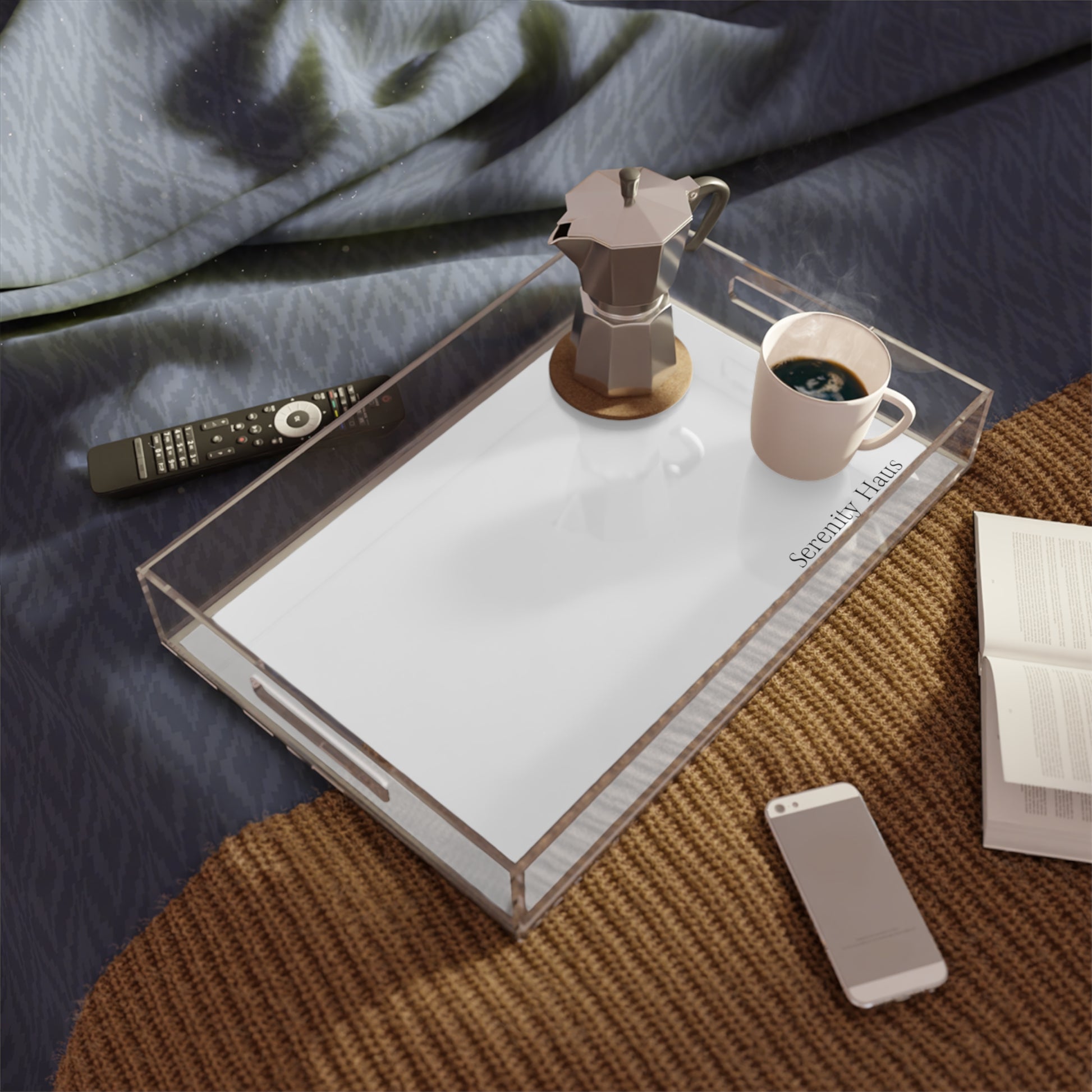 Elegant Acrylic Serving Tray