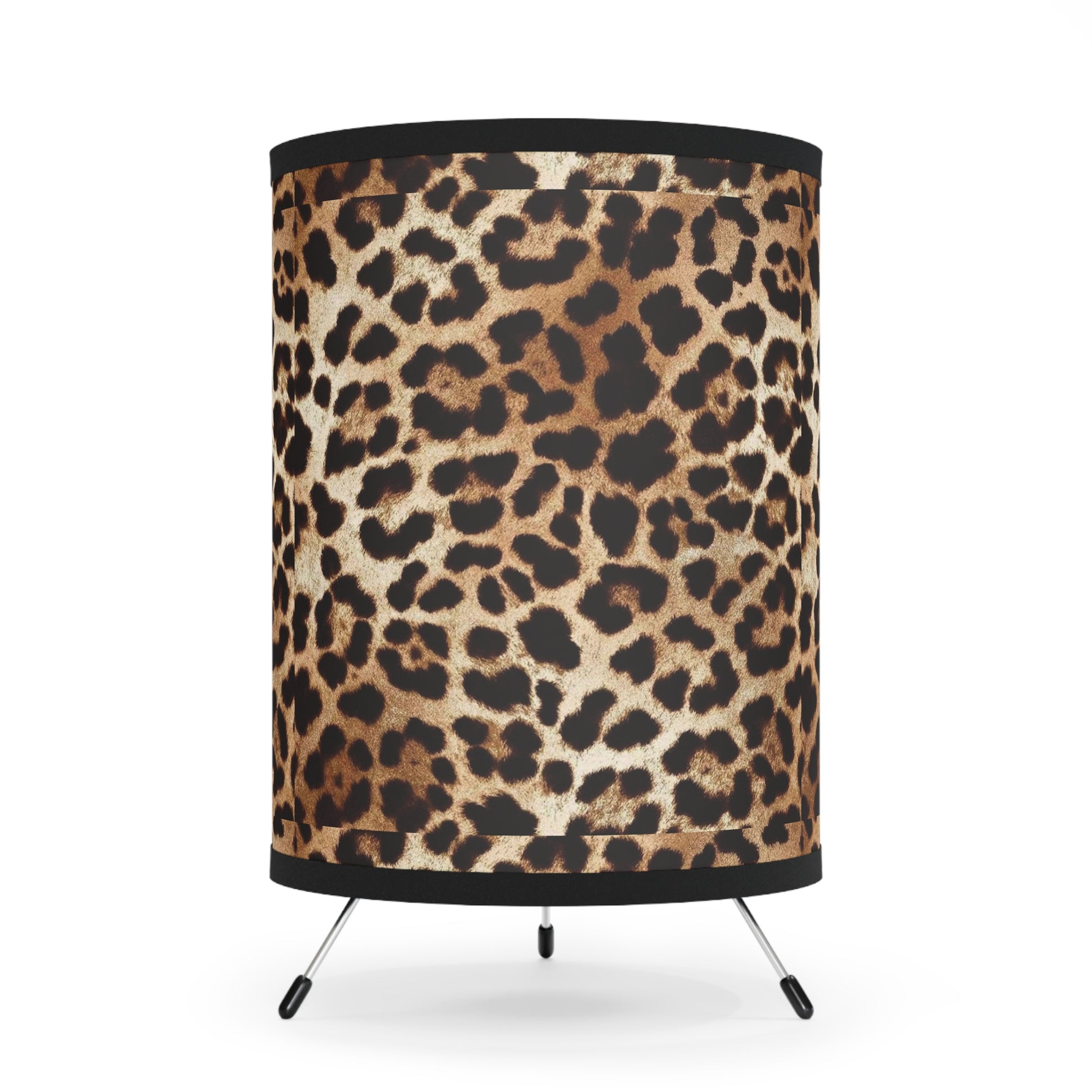 Chic Tripod Lamp, Leopard Print Night Light