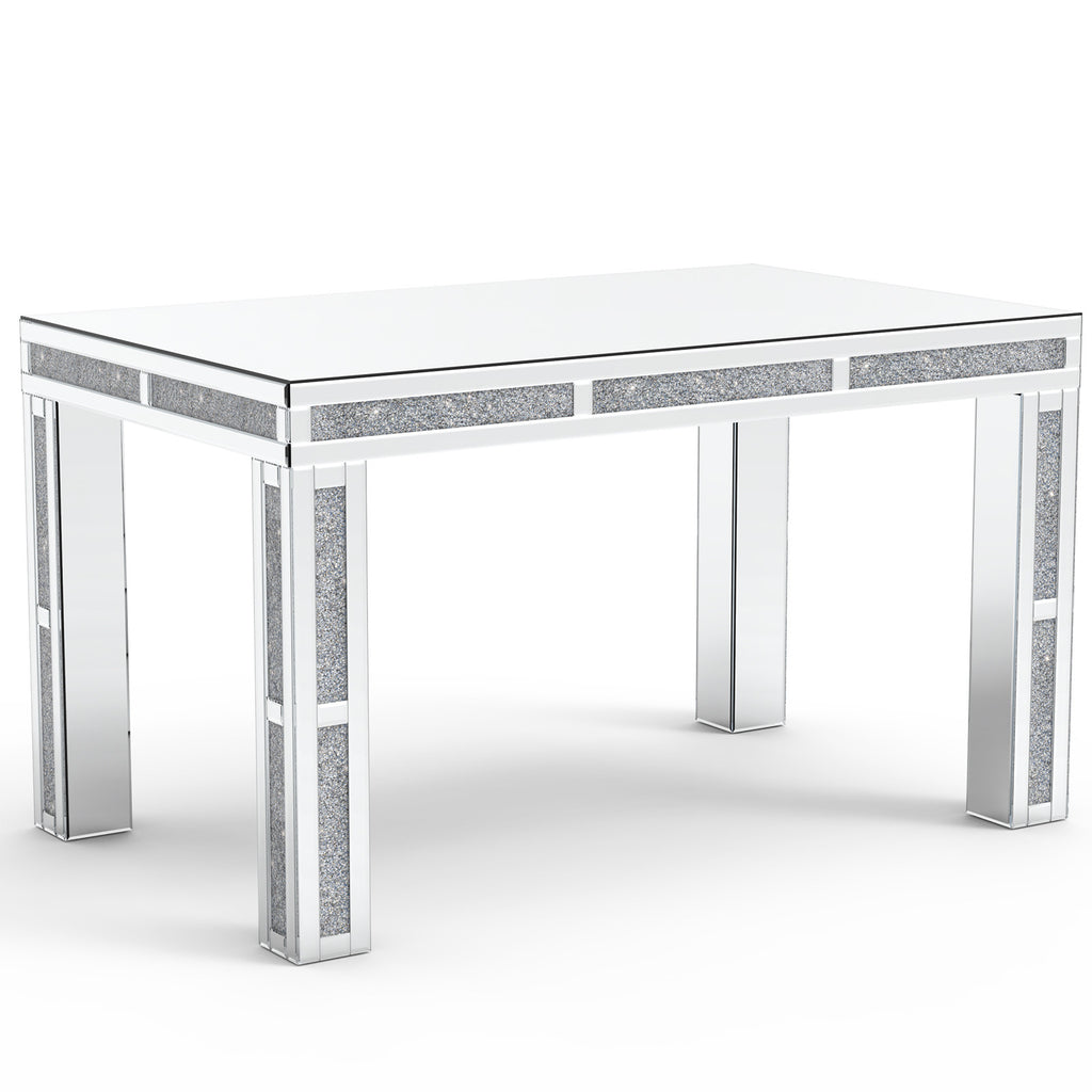 Silver Wood Dining Table 31"