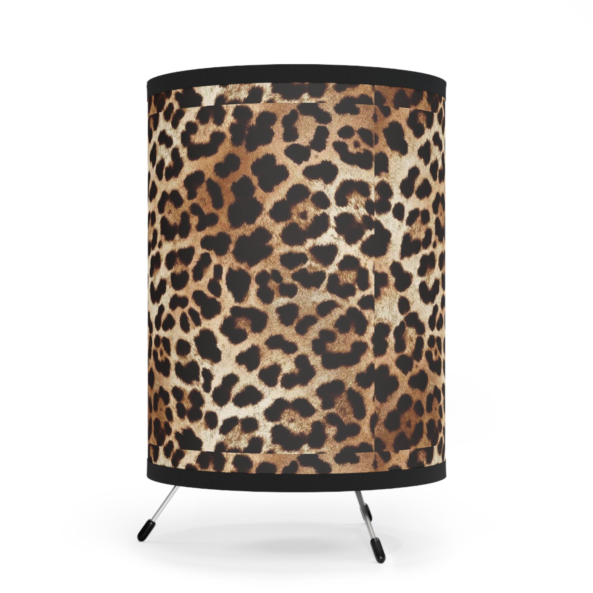 Chic Tripod Lamp, Leopard Print Night Light